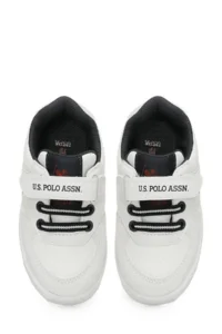U.S. Polo Assn. BASE. Polo Assn. CAMERON JR 5FX Kids Sneaker WHITE NAVY - Image 4