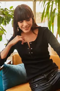 Olalook Women Black Plaid Camisole Blouse - Image 3
