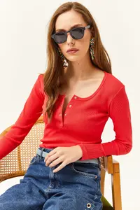 Olalook Women Pomegranate Flower Patchwork Camisole Blouse - Image 2