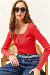 Olalook Women Pomegranate Flower Patchwork Camisole Blouse - Image 3