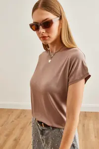 Olalook Women Mink Yarasa Knitting Viscon Blouse - Image 5