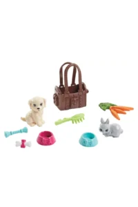 Barbie FPR48 with 7 Pieces for Babies and Pets, Puppy, Rabbit and Theme - Image 3
