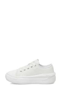 U.S. Polo Assn. CLEME TEX JR 5FX WHITE Girls' Sneaker - Image 3