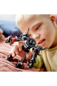 LEGO ® ǀ Marvel Venom Robot Armor vs. Miles Morales 76276 - 6+ Creative Toy Building Set (134P) - Image 7