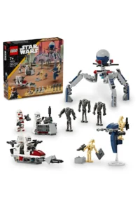 LEGO ® Star Wars™ Clone Trooper and Battle Droid BattlePack Set 75372- 7+ Toy Building Set (215P)