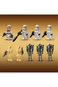 LEGO ® Star Wars™ Clone Trooper and Battle Droid BattlePack Set 75372- 7+ Toy Building Set (215P) - Image 8