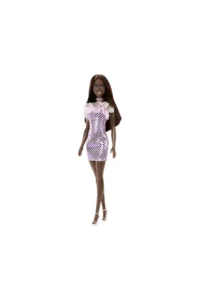 Barbie Shimmery Dolls Pink Elbiseli
