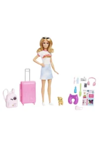 Barbie Travel Doll and Accessories Barbie doll with puppy travel set - Image 4