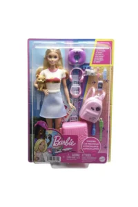 Barbie Travel Doll and Accessories Barbie doll with puppy travel set - Image 5