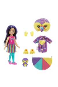 Barbie Cutie Reveal Dolls Chelsea Tropical Forest Series Bird Hkr16 - Image 4