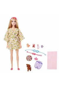 Barbie ® Doll, Puppy and accessories, toys for kids, personal care spa day - Image 2