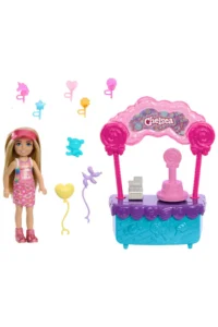 Barbie Chelsea's Candy Shop Playset, playset with lollipop stand, accessories