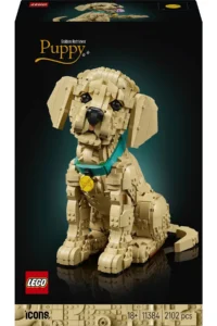 LEGO ® Icons Baby Golden Retriever 11384 – Decorative Animal Figure Construction Set for Adults (2102) - Image 3