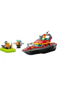 LEGO ® City Fire Rescue Boat 60373 - Toy Construction Set for 5+ Kids (144P) - Image 2