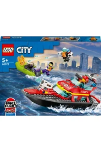 LEGO ® City Fire Rescue Boat 60373 - Toy Construction Set for 5+ Kids (144P) - Image 3