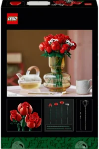 LEGO ® Botanicals Rose Bouquet 10328 - Creative Flower Model Building Set for Adults (822P) - Image 4