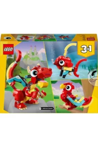 LEGO ® Creator 3 in 1 Red Dragon 31145 - Creative Toy Building Set for Kids 6+ (149P) - Image 4