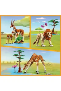 LEGO ® Creator 3 in 1 Wild Safari Animals 31150 - 9+ Creative Toy Building Set (780 Pieces) - Image 8