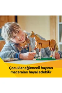 LEGO ® Creator 3 in 1 Beautiful Horse 31166 - Creative Toy Building Set for Kids 9+ (685P) - Image 6