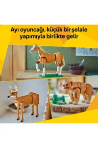 LEGO ® Creator 3 in 1 Beautiful Horse 31166 - Creative Toy Building Set for Kids 9+ (685P) - Image 7