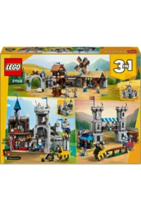 LEGO ® Creator 3 in 1 Medieval Knight Castle 31168 - 9+ Creative Toy Building Set (1371P) - Image 4