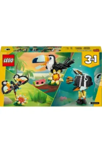 LEGO ® Creator 3 in 1 Wild Animals: Tropical Toucan Bird 31173 - 7+ Toy Building Set (225P) - Image 4
