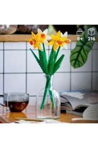LEGO ® Botanicals Daffodil 40747 - 8+ Decorative Flower Model Making Set (216P) - Image 5