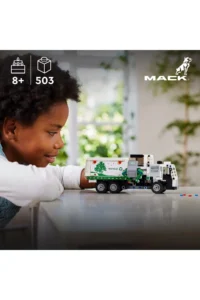 LEGO ® Technic Mack® LR Electric Garbage Truck 42167 - Toy Model Building Set for Kids 8+ (503P) - Image 5