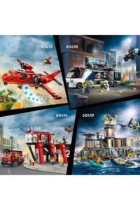 LEGO ® City Police Prison Island 60419 - Creative Toy Building Set for 7+ Kids (980P) - Image 10