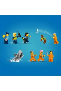 LEGO ® City Police Prison Island 60419 - Creative Toy Building Set for 7+ Kids (980P) - Image 9