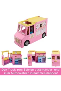 Barbie 's Lemonade Vehicle 25-piece Barbie's Lemonade Vehicle HPL71 - Image 4