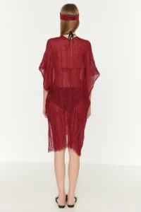 Y-London 13479-2 Burgundy Pareo - Image 4