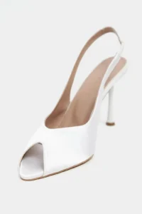 Nisantasi Shoes Betty Pearl Satin Burnu Light Women Heels Shoes - Image 3