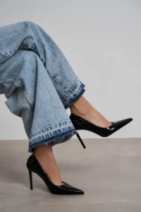 Nisantasi Shoes Lunara Black Patent Pointed toe Women Stiletto - Image 6