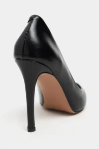 Nisantasi Shoes Lunara Black RUSTIC Patterned Pointed toe Women Stiletto - Image 4