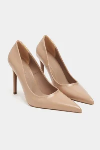 Nisantasi Shoes Lunara Nude RUSTIC Patterned Pointed toe Women Stiletto - Image 5