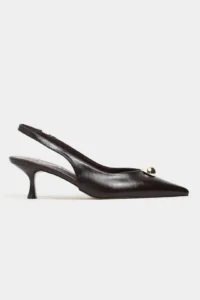 Nisantasi Shoes Alvera Brown RUSTIC Aksesuar Detailed Pointed toe Women Heels Shoes