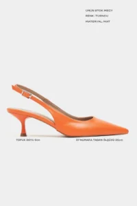 Nisantasi Shoes Megy Turnucu MATTE Arka Light Hair Clip Detailed Pointed toe Women Heels Shoes - Image 3
