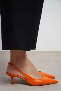 Nisantasi Shoes Megy Turnucu MATTE Arka Light Hair Clip Detailed Pointed toe Women Heels Shoes - Image 7