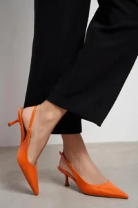 Nisantasi Shoes Megy Turnucu MATTE Arka Light Hair Clip Detailed Pointed toe Women Heels Shoes - Image 8
