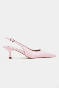 Nisantasi Shoes Megy Pink MATTE Arka Light Hair Clip Detailed Pointed toe Women Heels Shoes