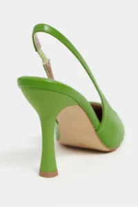 Nisantasi Shoes Elara Green MATTE Belt Detailed Pointed toe Women Heels Shoes - Image 4