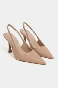 Nisantasi Shoes Elara Nude MATTE Belt Detailed Pointed toe Women Heels Shoes - Image 5