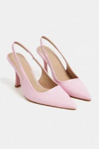 Nisantasi Shoes Elara Candy Pink MATTE Belt Detailed Pointed toe Women Heels Shoes - Image 5