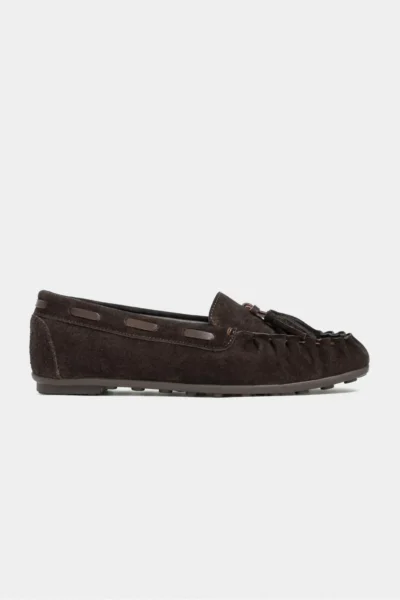 NSN-DSP6748K_Brown_Suede_GENUINE_Leather_1