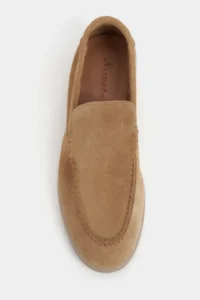 Nisantasi Shoes Nada Light TABANE GENUINE SUEDE Flat Sole Women Loafer - Image 4