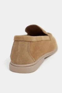 Nisantasi Shoes Nada Light TABANE GENUINE SUEDE Flat Sole Women Loafer - Image 5
