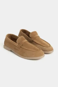 Nisantasi Shoes Bery Desert GENUINE Suede Flat Sole Women Loafer - Image 5