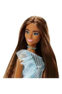 Barbie Shimmery Dolls Blue Elbiseli HJR95 - Image 2