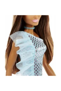 Barbie Shimmery Dolls Blue Elbiseli HJR95 - Image 3